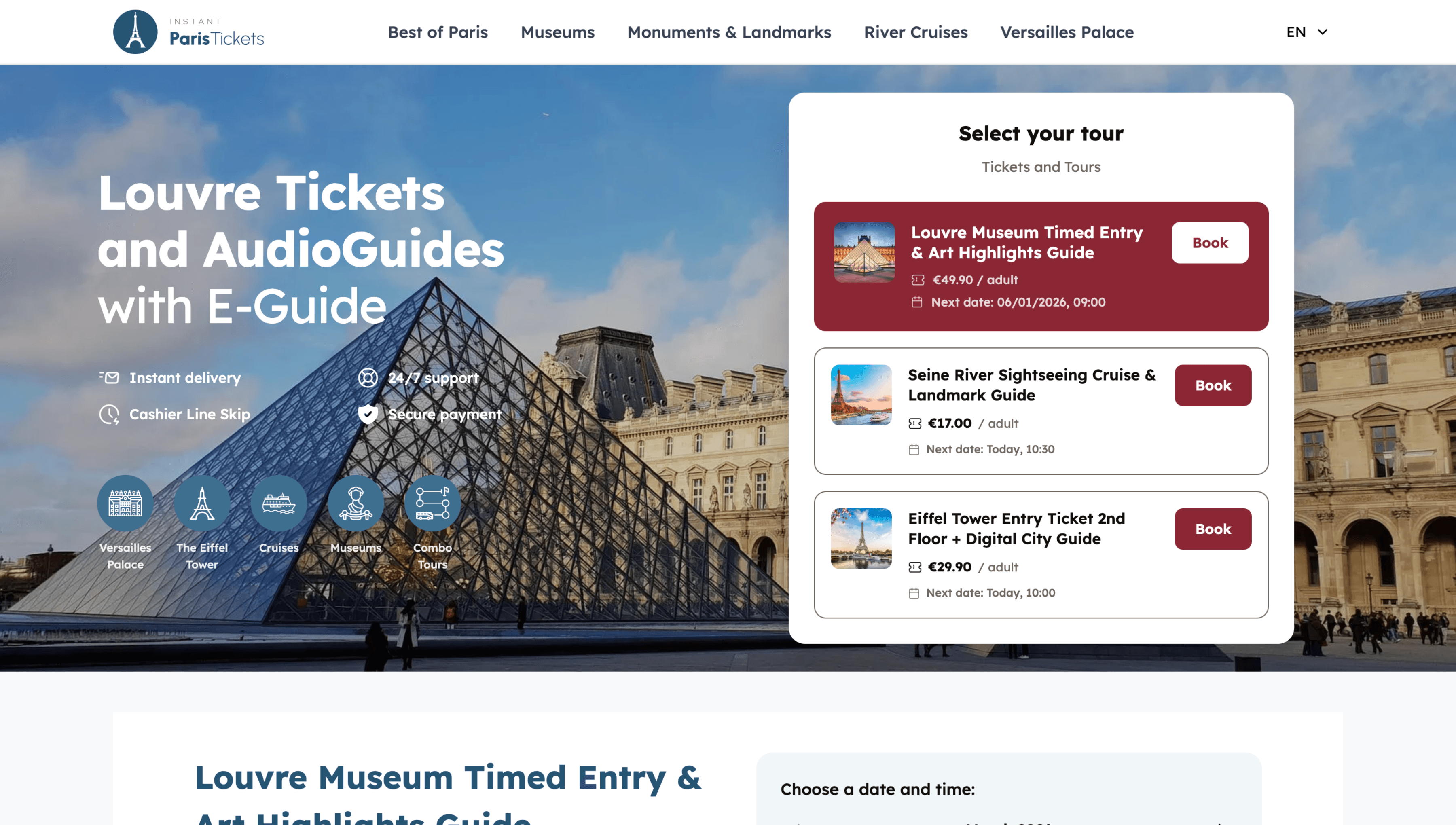 paris ticket