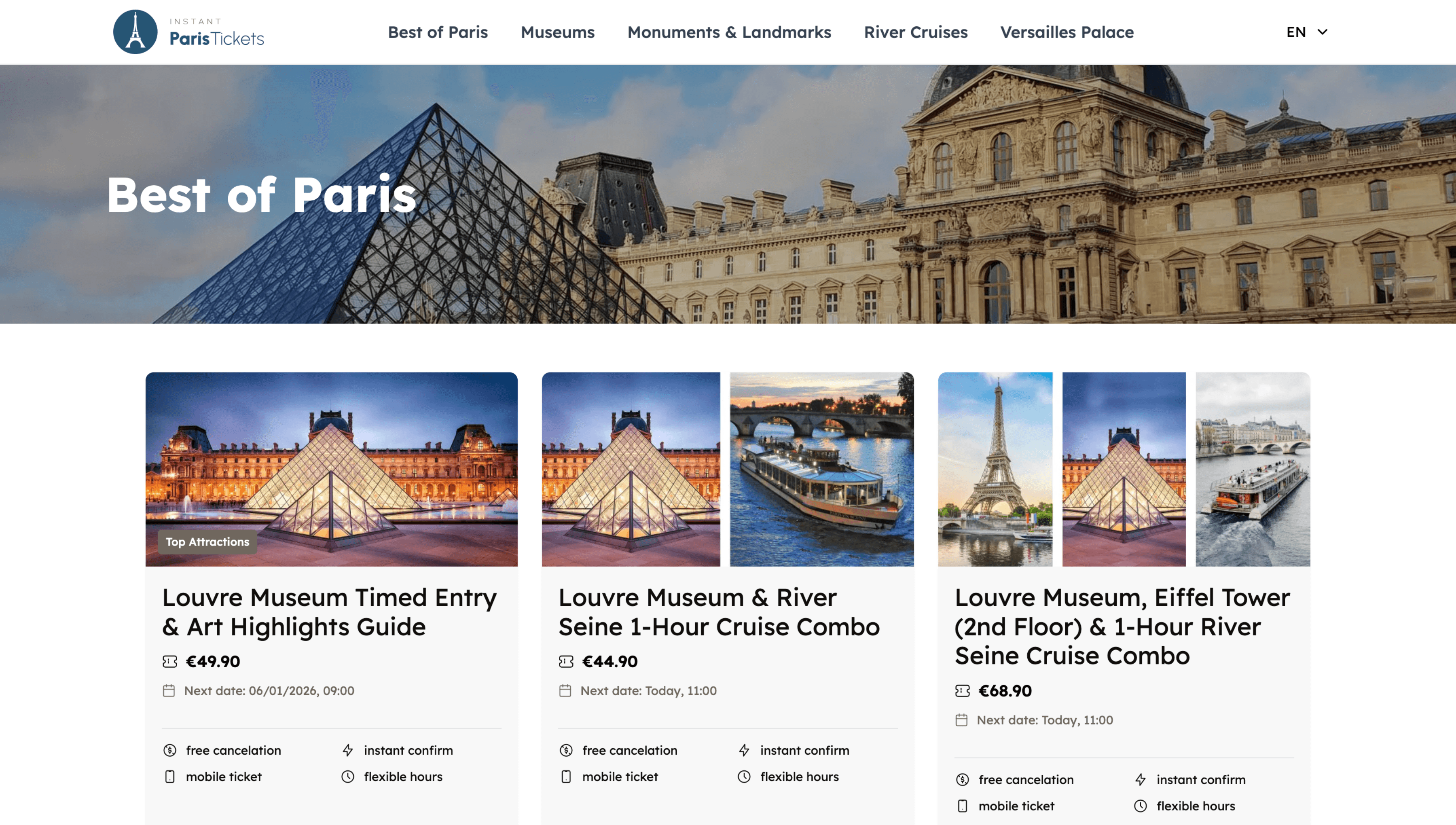 paris ticket